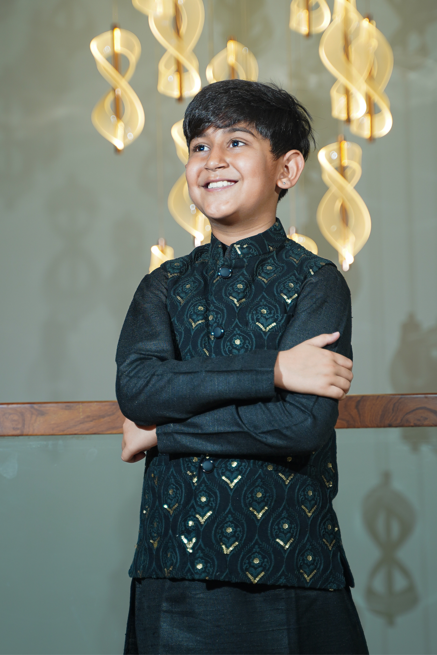 Black Nehru Jacket Set