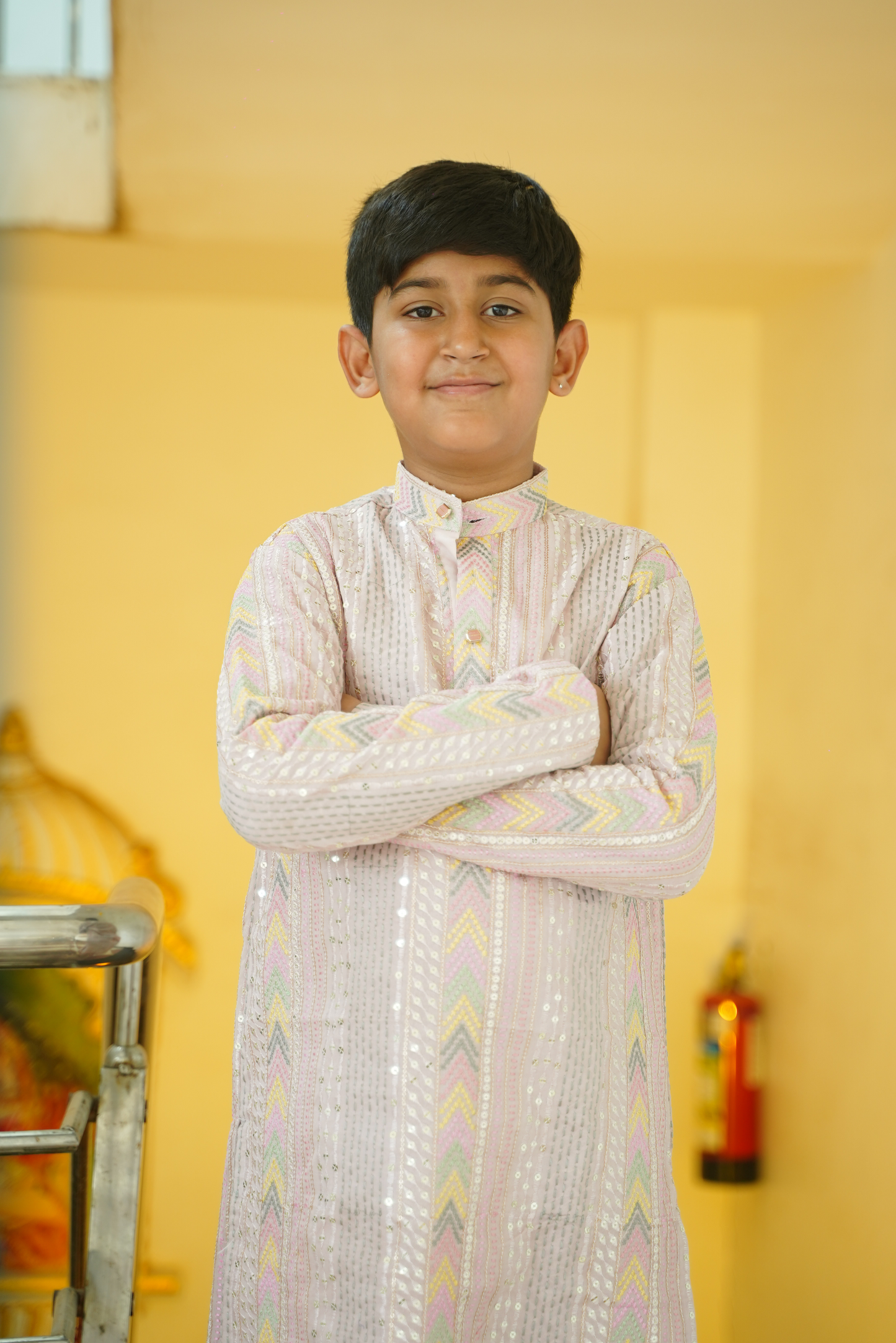 Pastel Pink Kurta Set