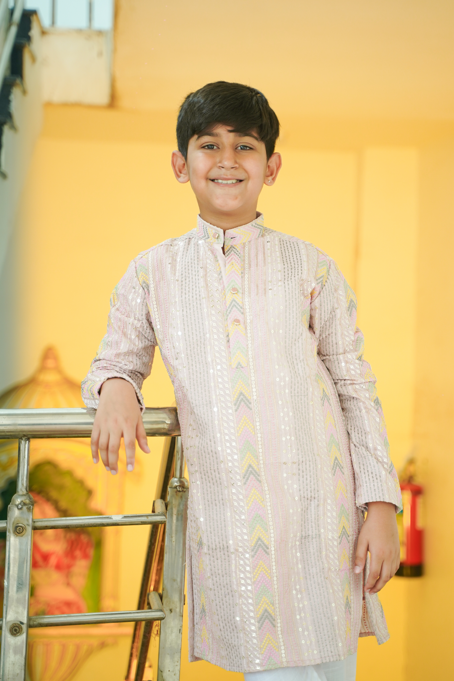 Pastel Pink Kurta Set