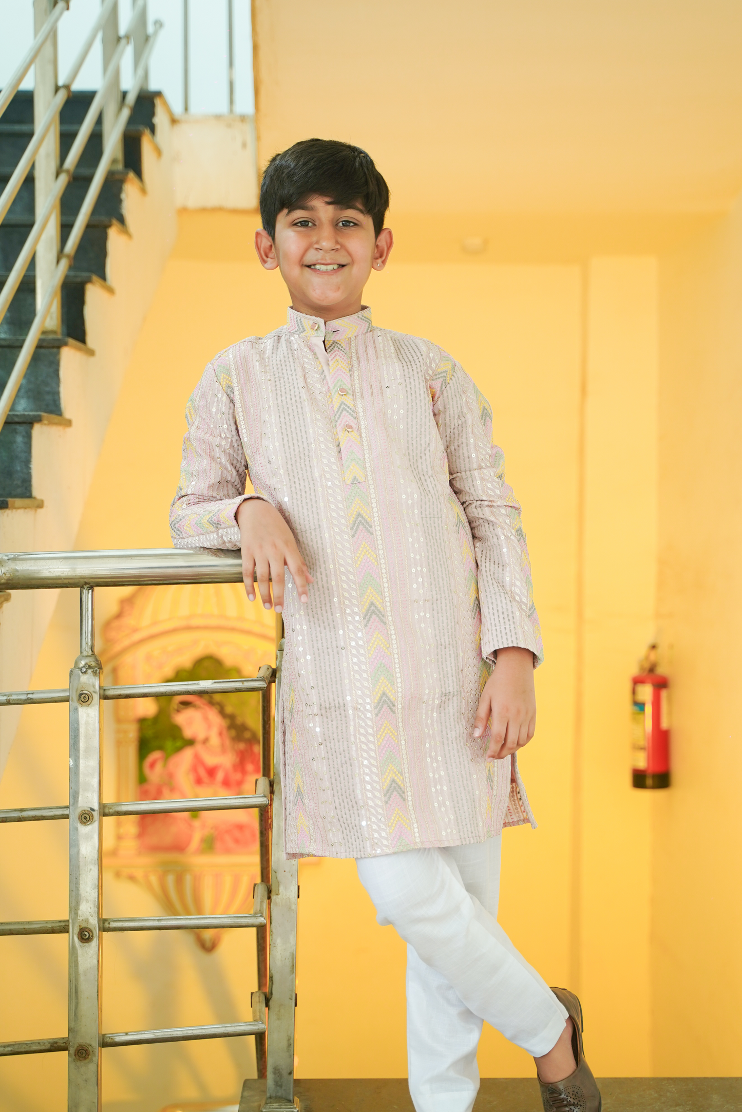 Pastel Pink Kurta Set