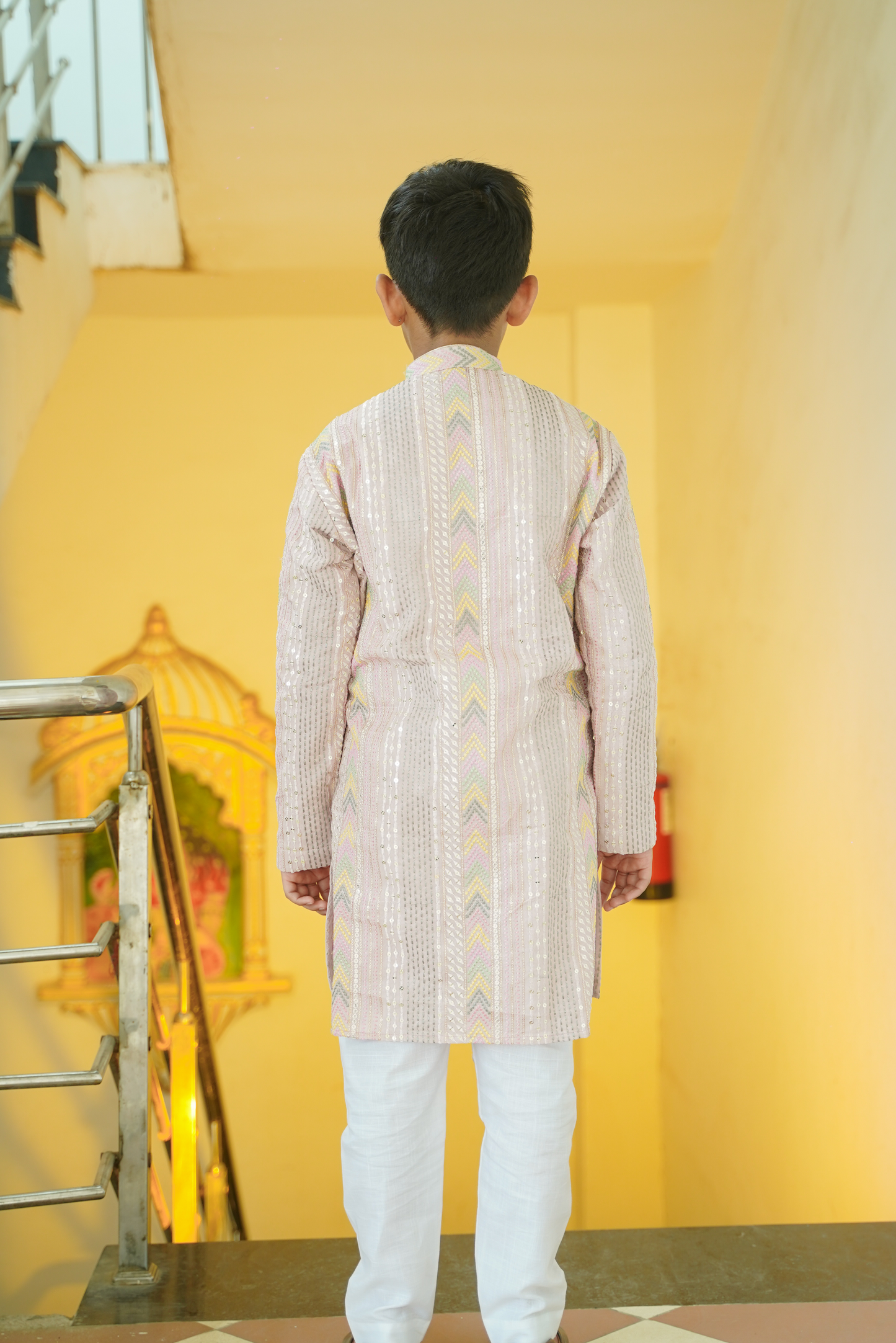 Pastel Pink Kurta Set