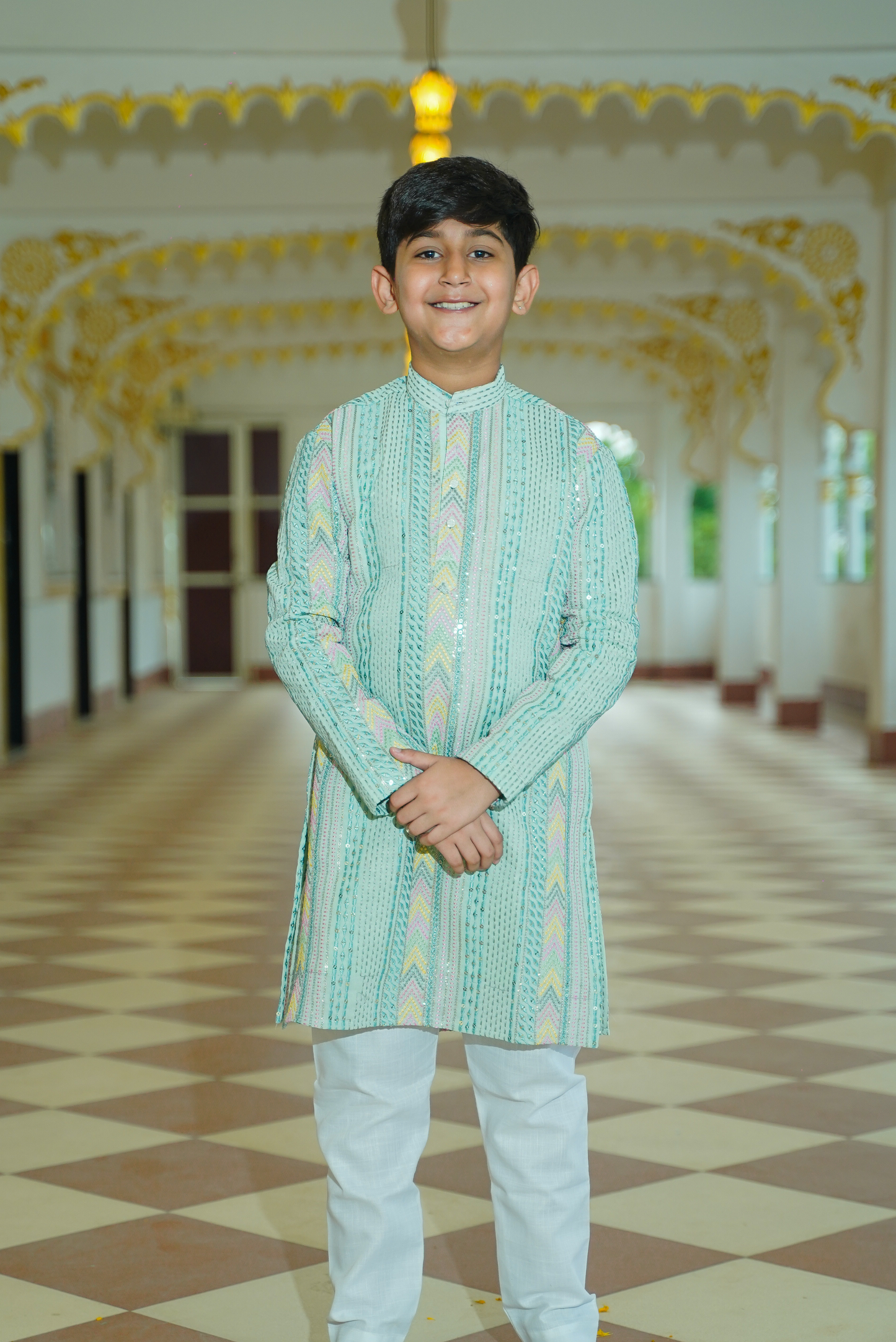 Pastel Green Kurta Set