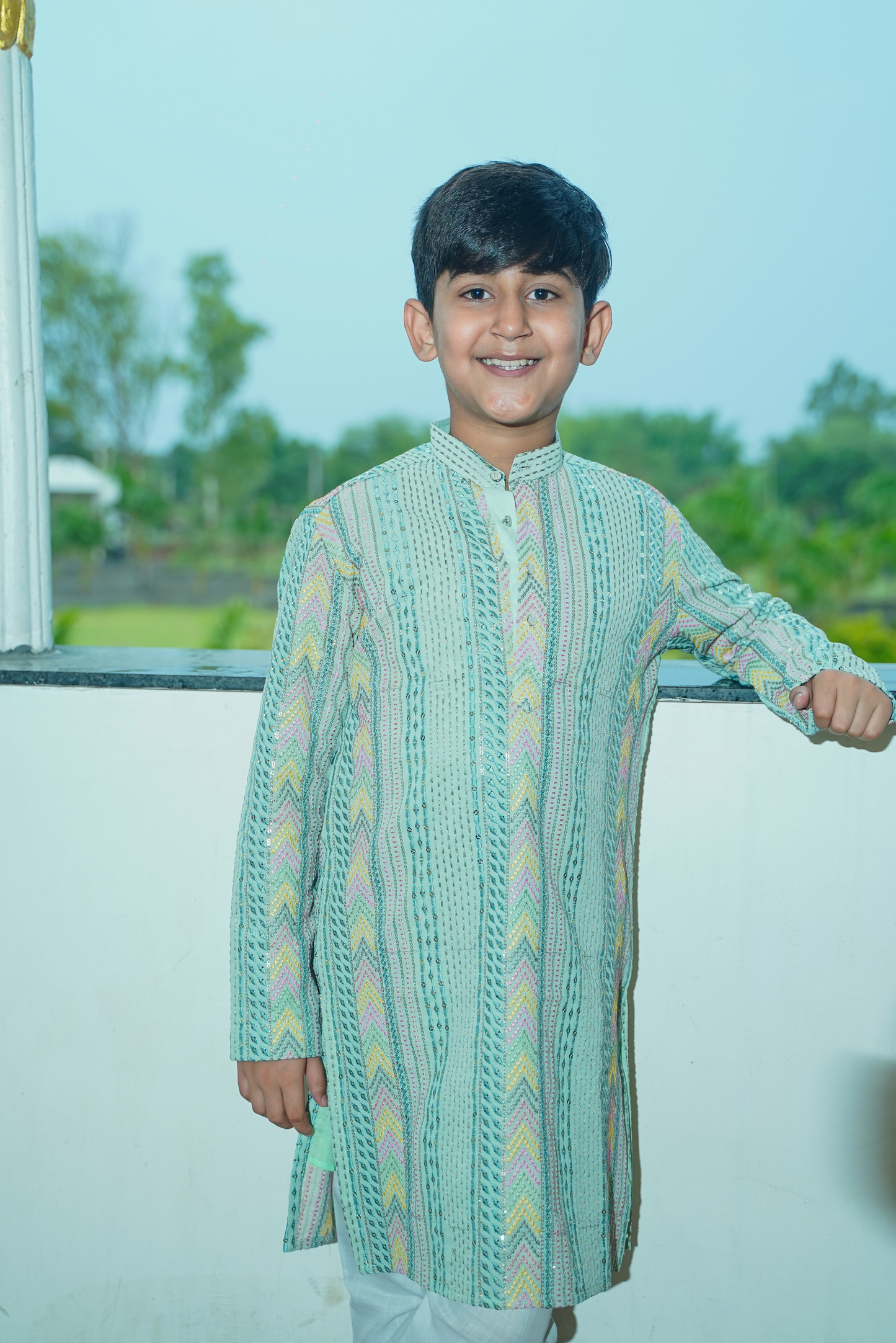 Pastel Green Kurta Set