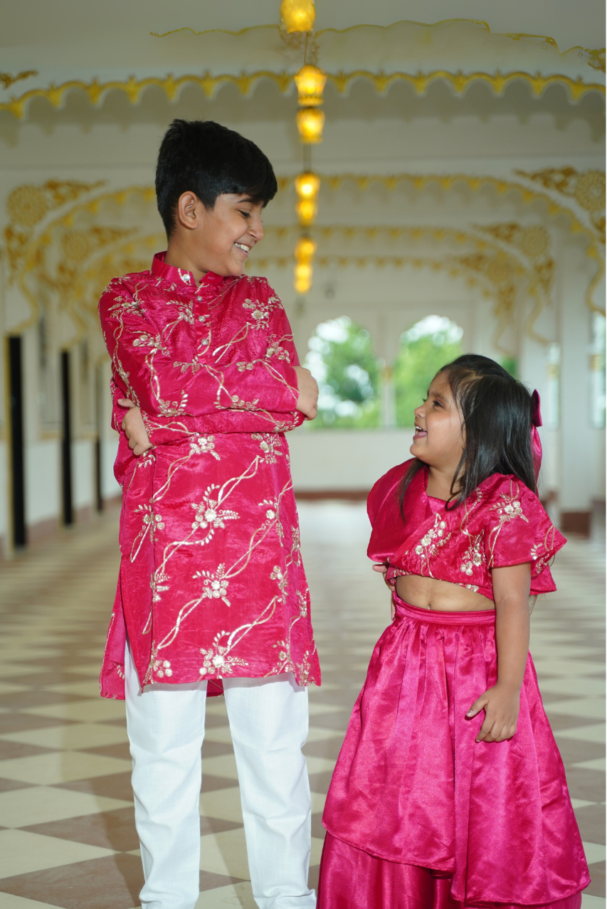 Hot Pink Twinning Set