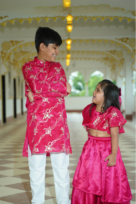 Hot Pink Twinning Set