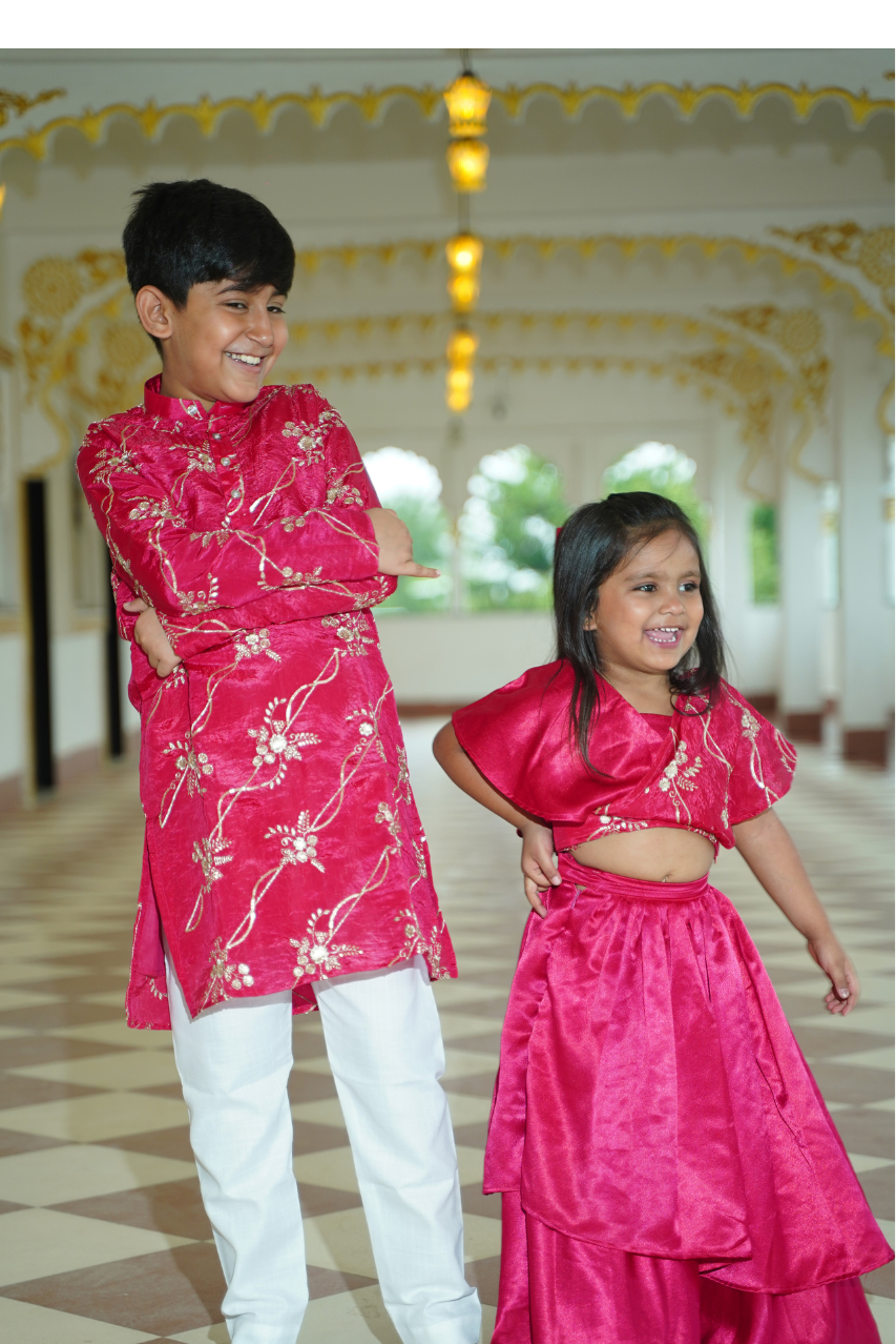 Hot Pink Twinning Set