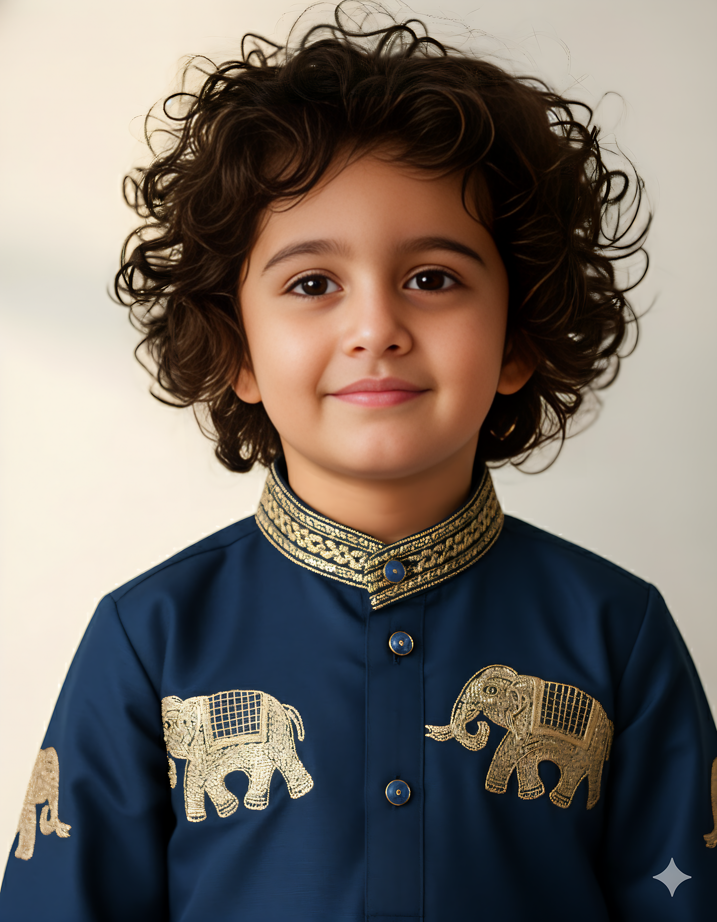 "Veer" - Heritage Blue Kurta Set